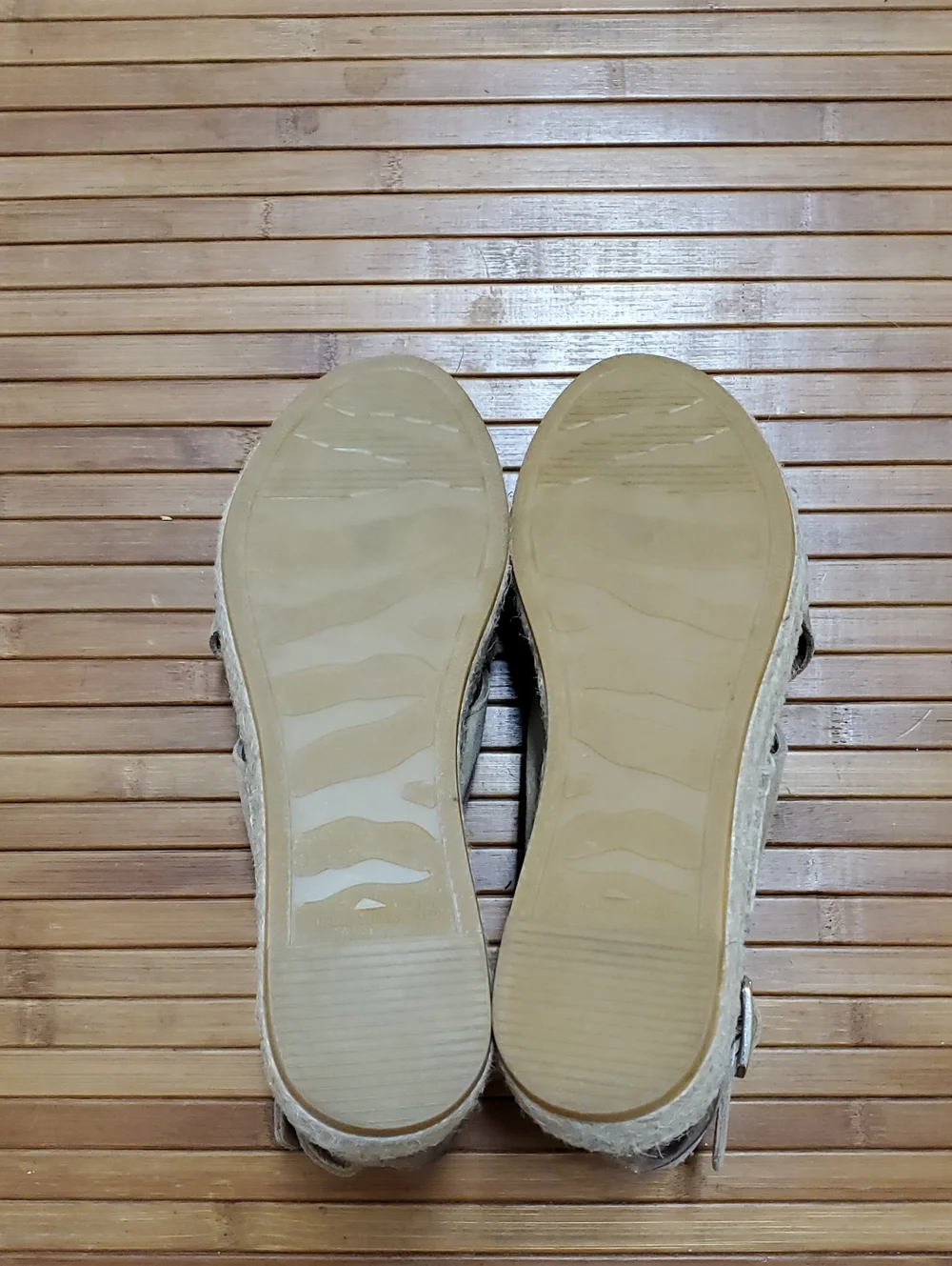 Paseart Suede Leather Crisscross Espadrille Slingback Sandals, Size 7.5, NWOT